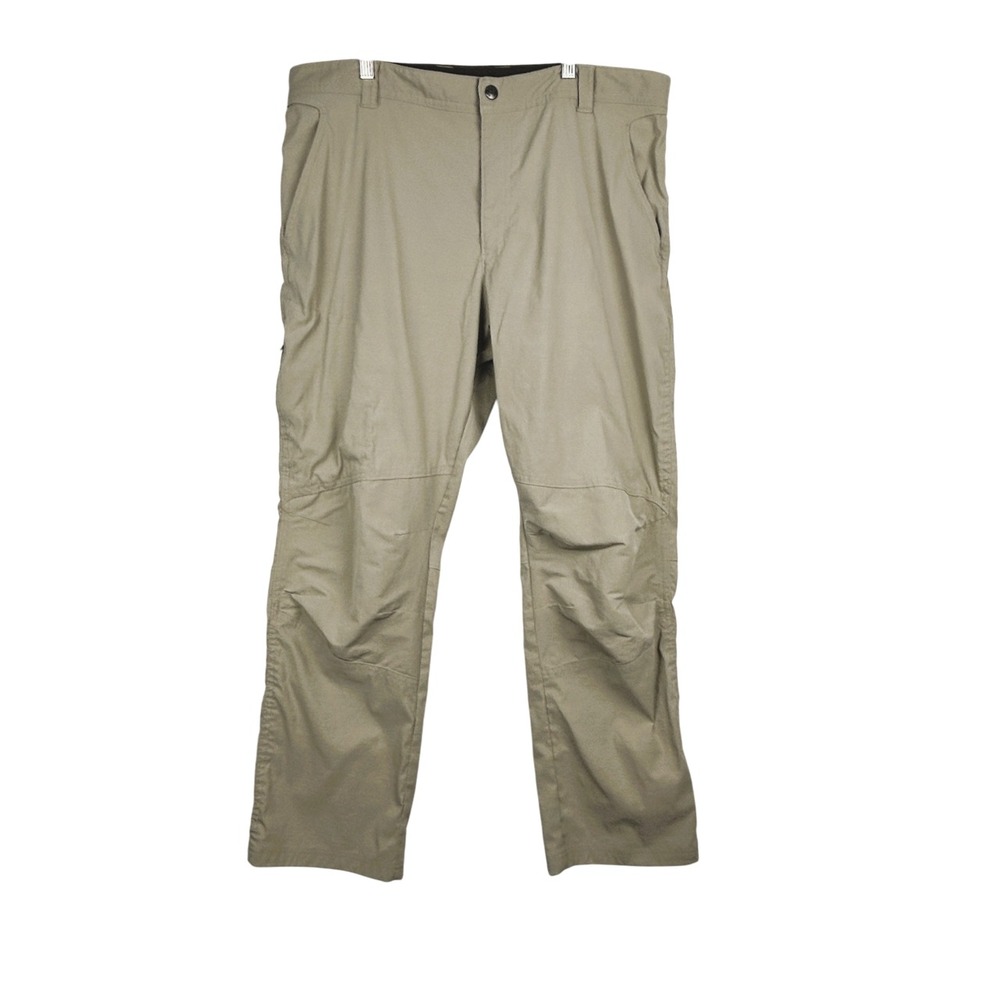Columbia Pants Mens 40x30 Tan Omni Shield Beige Stretch Outdoor Hiking Gorpcore